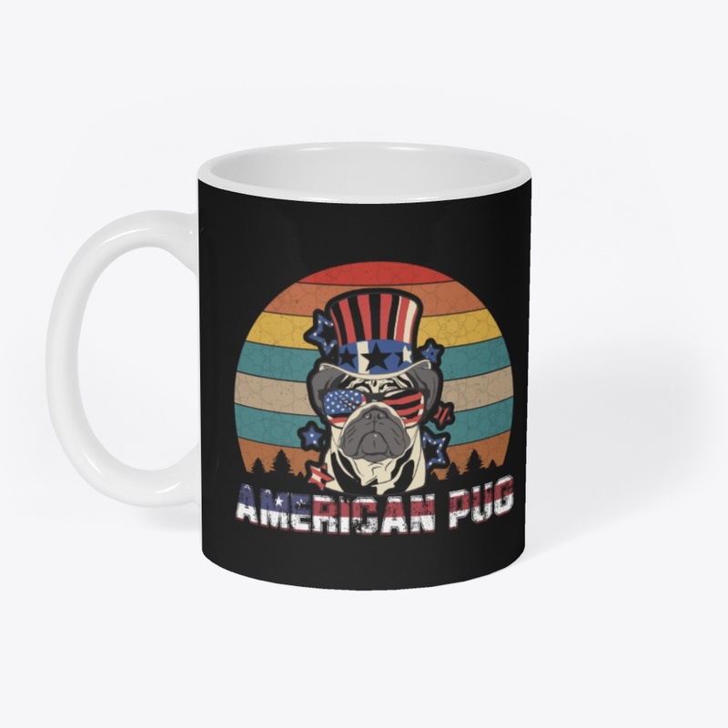 American Pug with a fancy hat