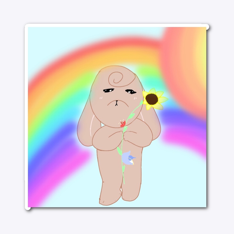 Rainbow bunny