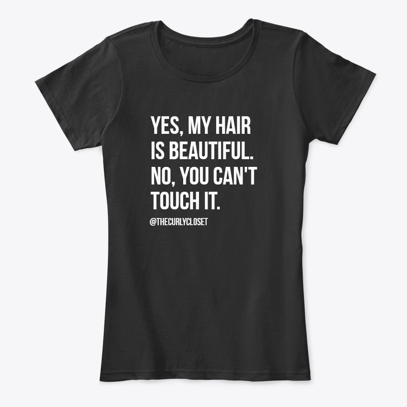 You can't touch my hair - black/purple