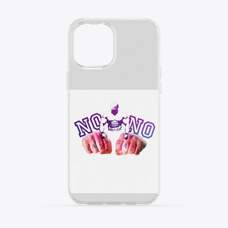 No pain No gain quote design