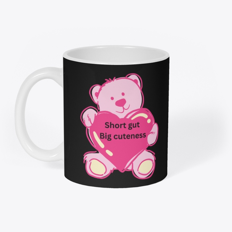 Short gut but BIG on cuteness bear