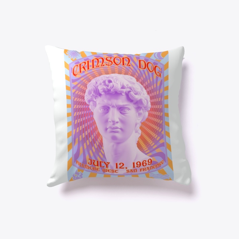 Psychedelic Poster - Crimson Dog