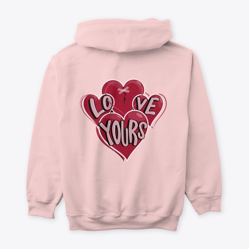 LOVE YOURS HOODIE (RED HOODIE)