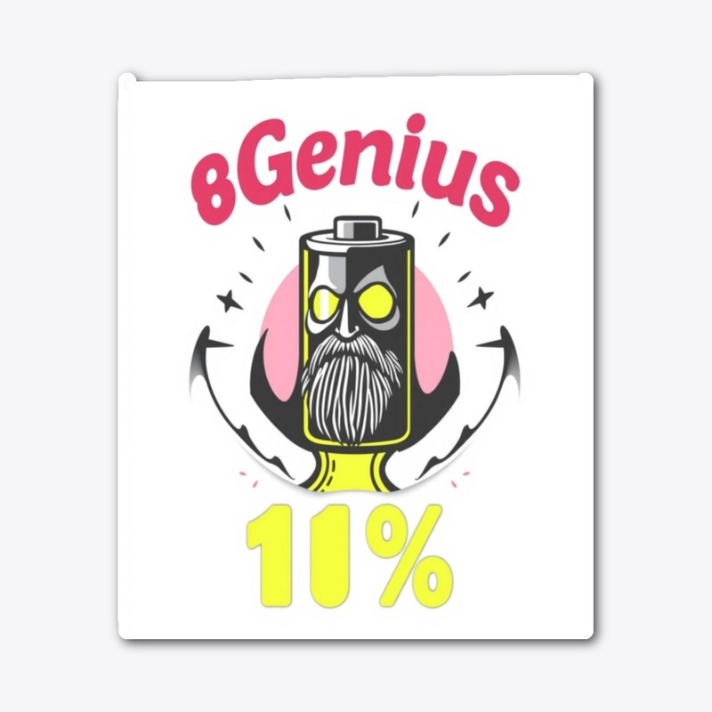 I'm a genius but my battery T-shirt
