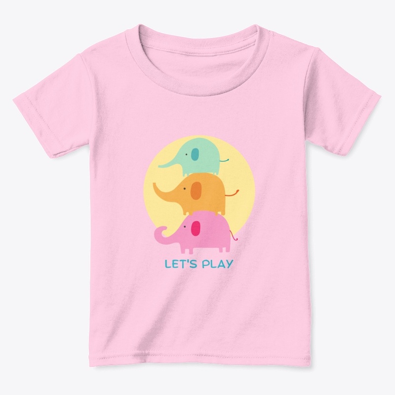 Let’s Play! Baby Elephant Kids T-Shirt
