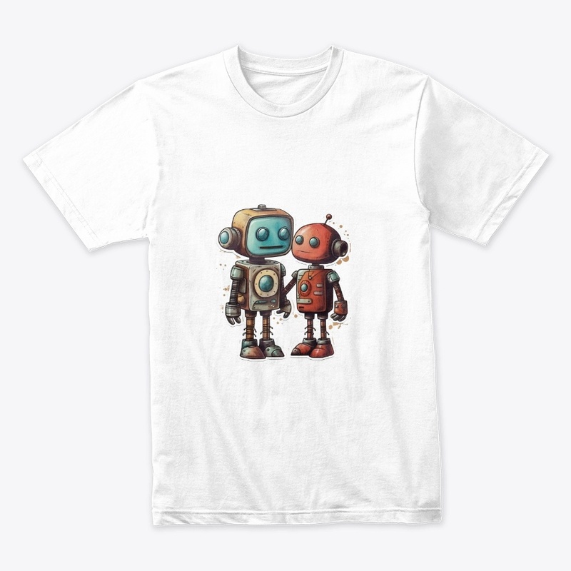 Retro Robo Companions Tee