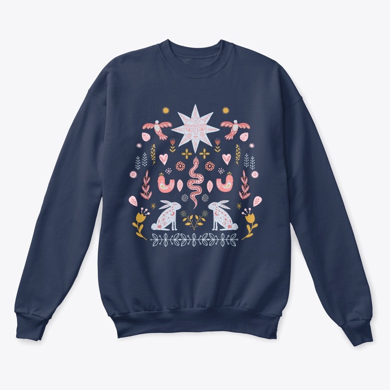 Scandinavian folk art shirt