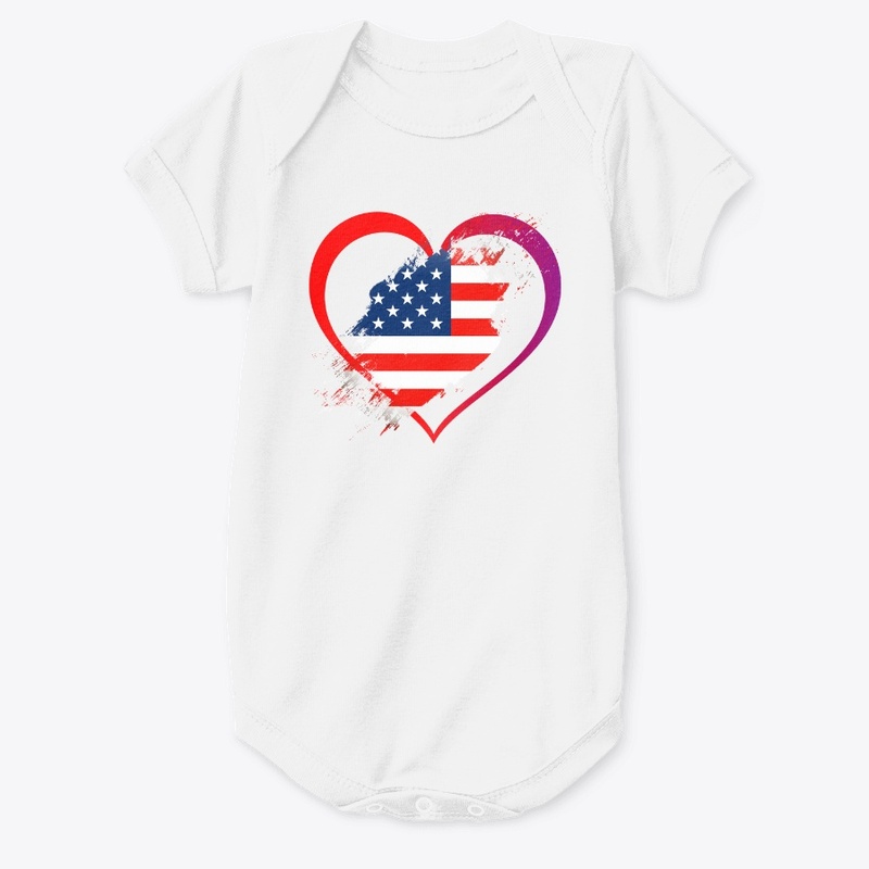 American Heart Flag Tee