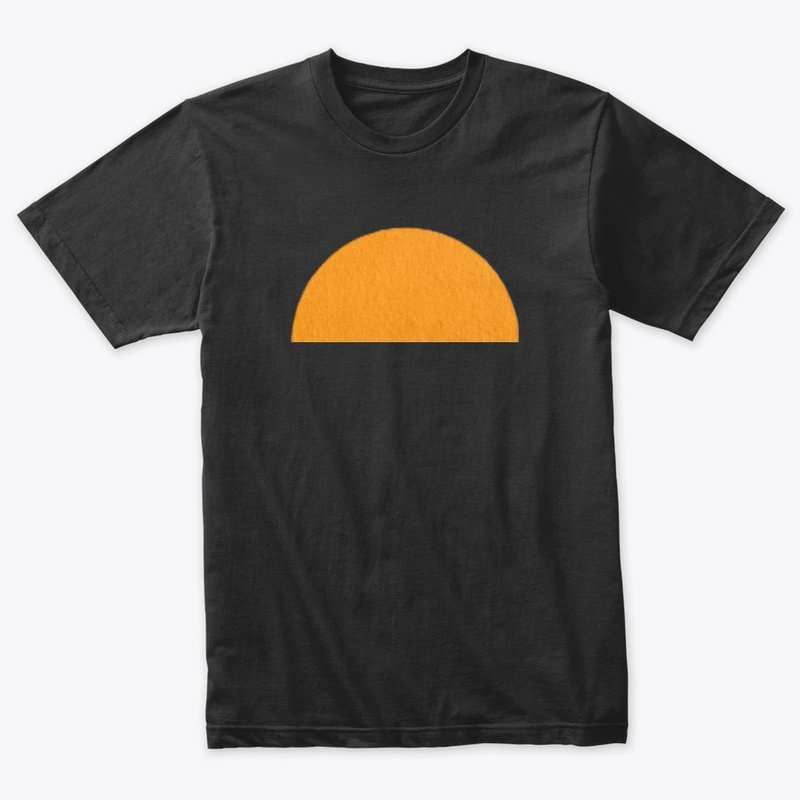 Orange Half Sun T-Shirt