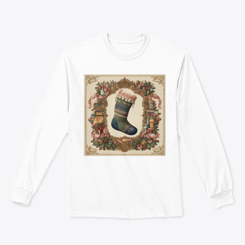 Ornate Christmas Stocking Gift Frame