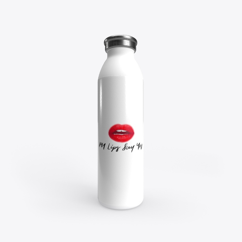 My lips say yes (black)