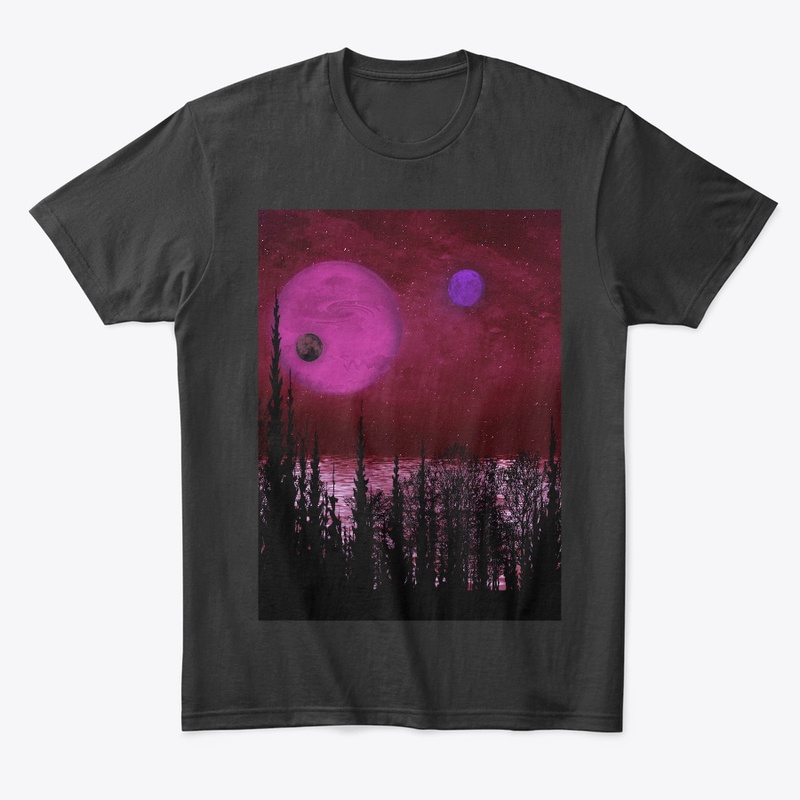 Sci-Fi Forest Landscape