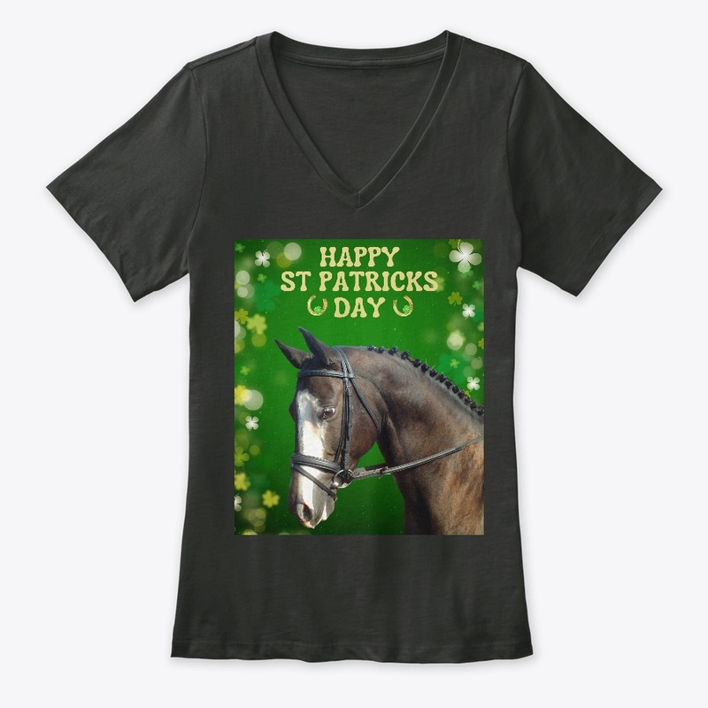 Lucky St. Patricks Day V-Neck Tee