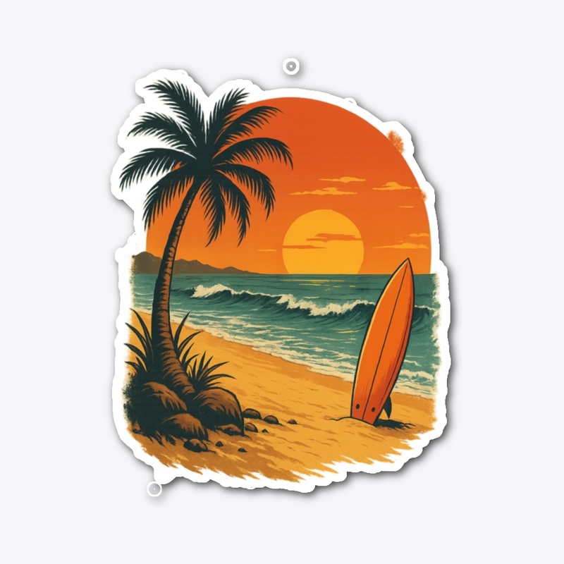 Surfing Surf Surfer summer beach T-shirt