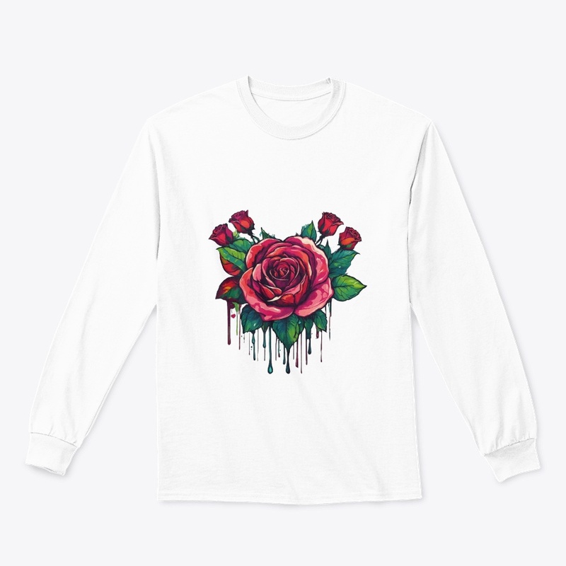 Blooming Love : Vibrant Rose graphics 