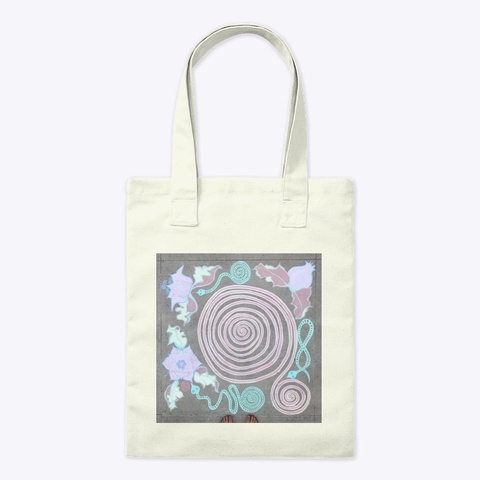Pink Spiral  Natural áo T-Shirt Front