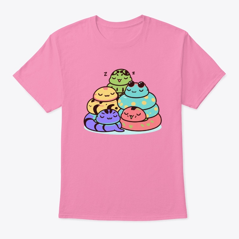 cute sleeping snake