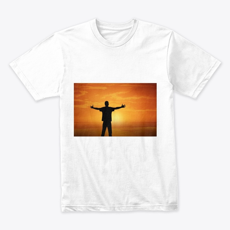 Sunset With Men Print 