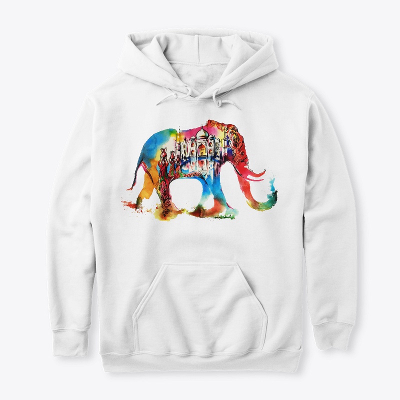 India Elephant Vintage Travel Love