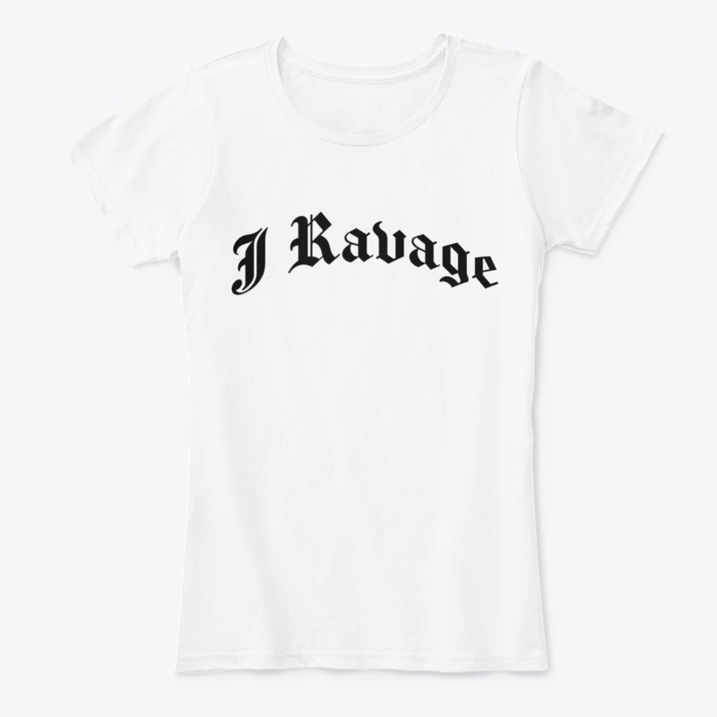J Ravage Name Text Black
