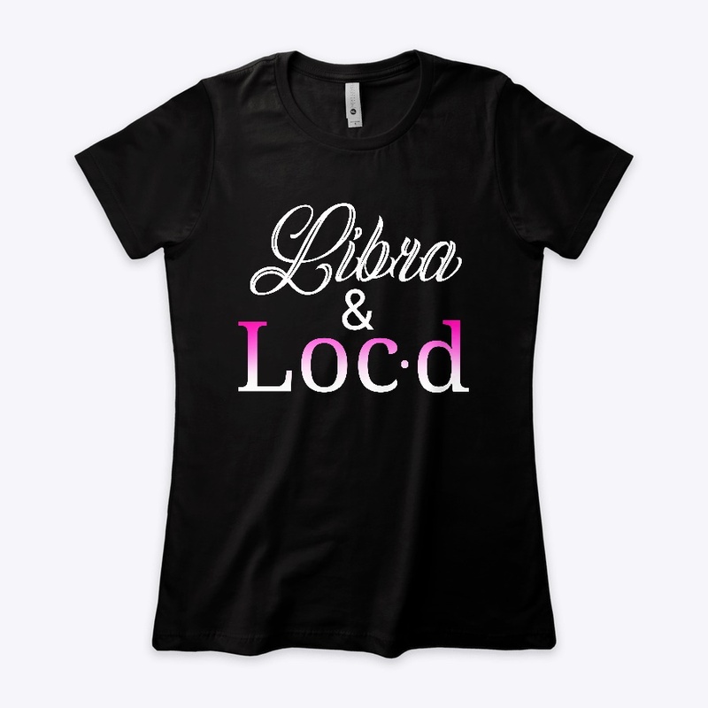 Libra & loc'd zodiac tee shirt