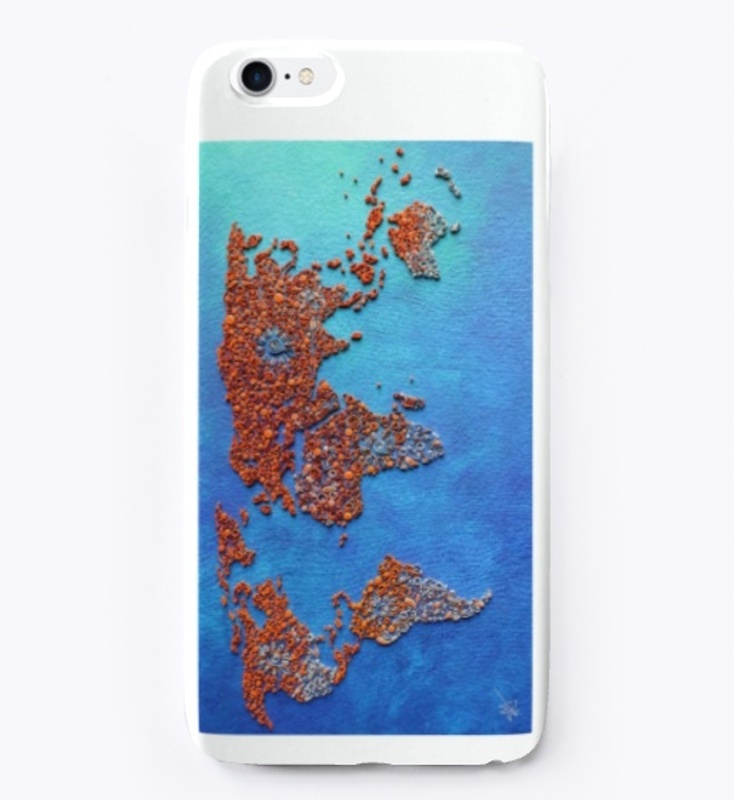 World  Map in Paper quilling design