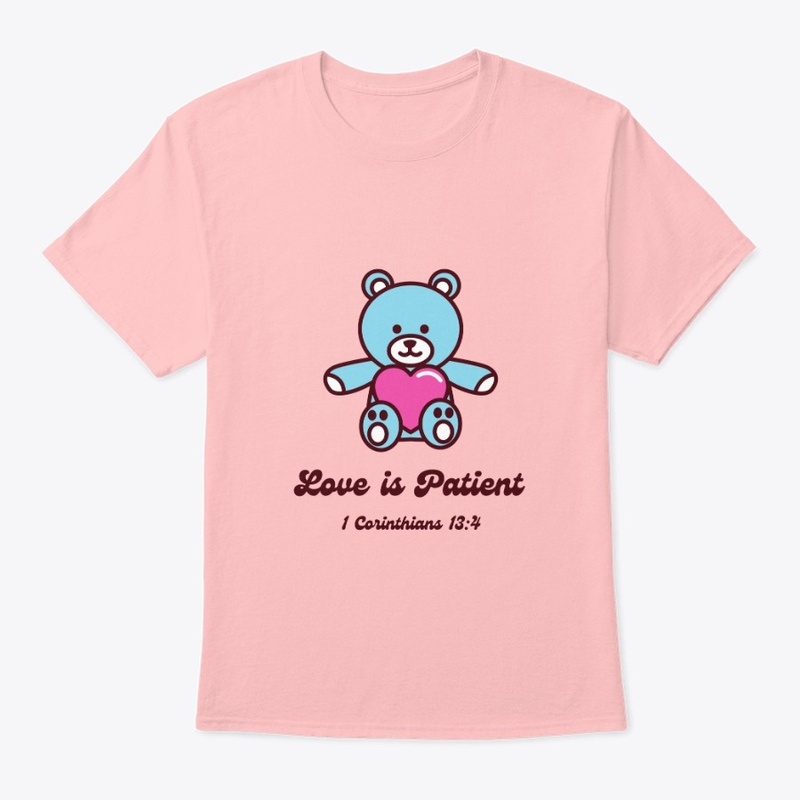 Love is Patient, Heart on Teddy Bear