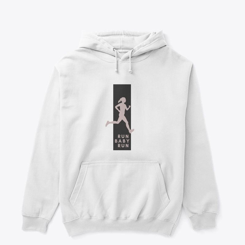 RUN BABY RUN UNISEX CLASSIC MEN'S HOODIE