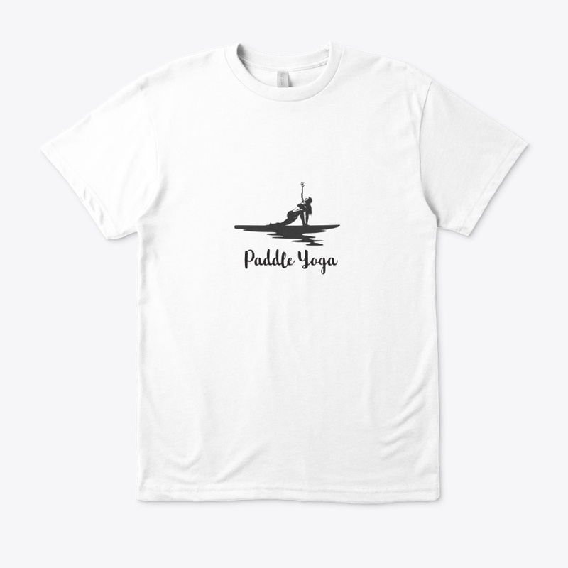 SUP, paddle board yoga woman silhouette