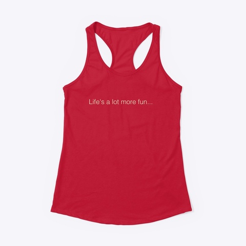 Women’s Tank Red T-Shirt Front