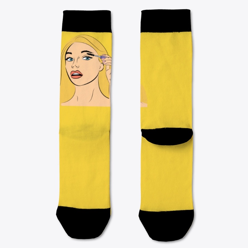 Blond  hair girl comic