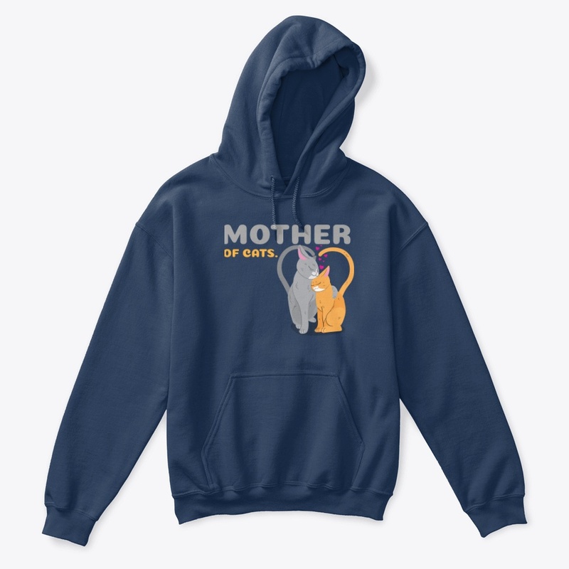 MOTHER OF CATS  T SHIRT,MUG,BAG...