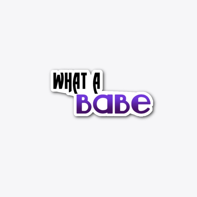 Babe sticker