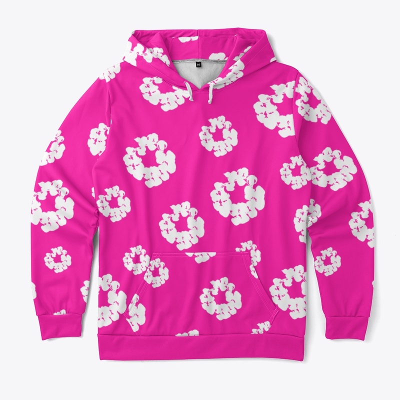 Hoodie with modern flower Design