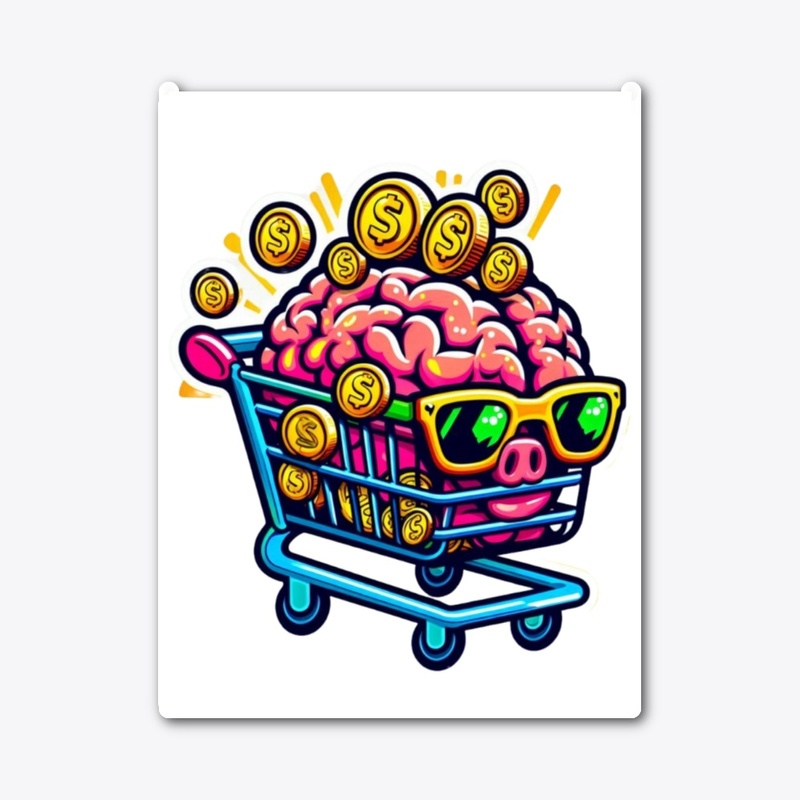 piggy bank with sunglasses