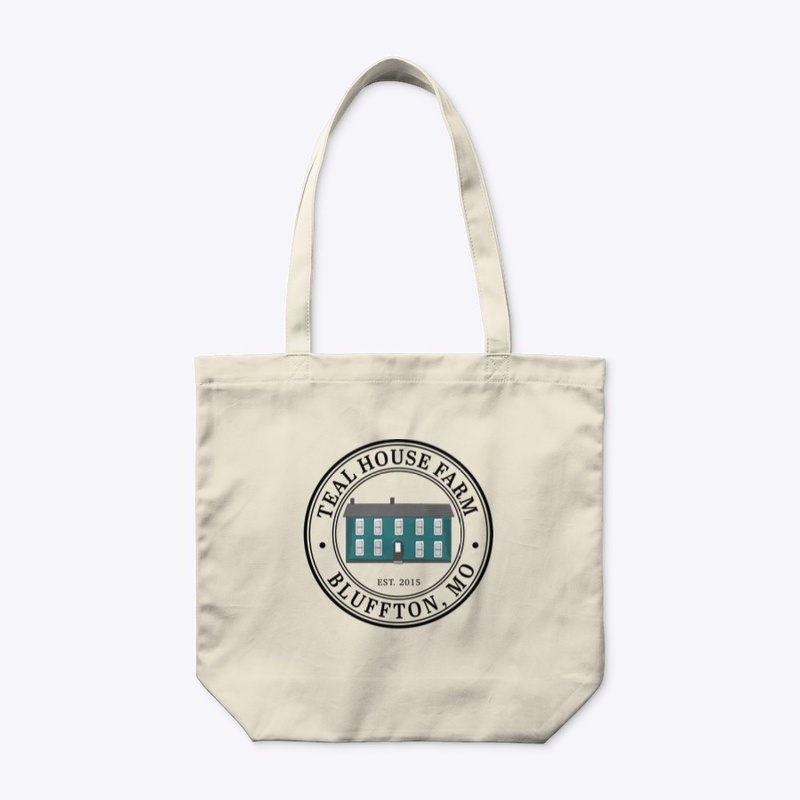 Teal House Tote