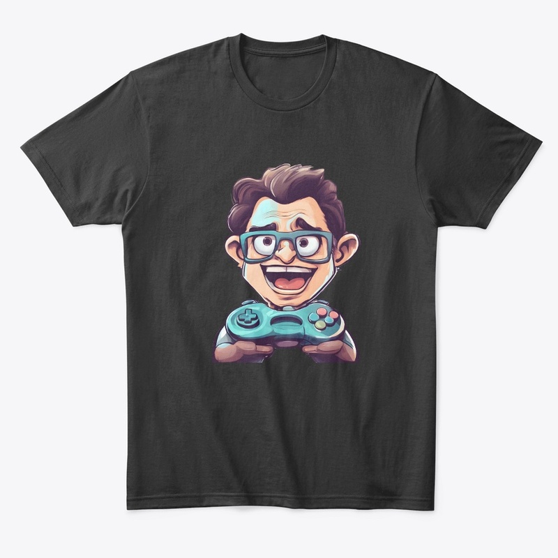 Cartoon Video Gaming T-shirt Design