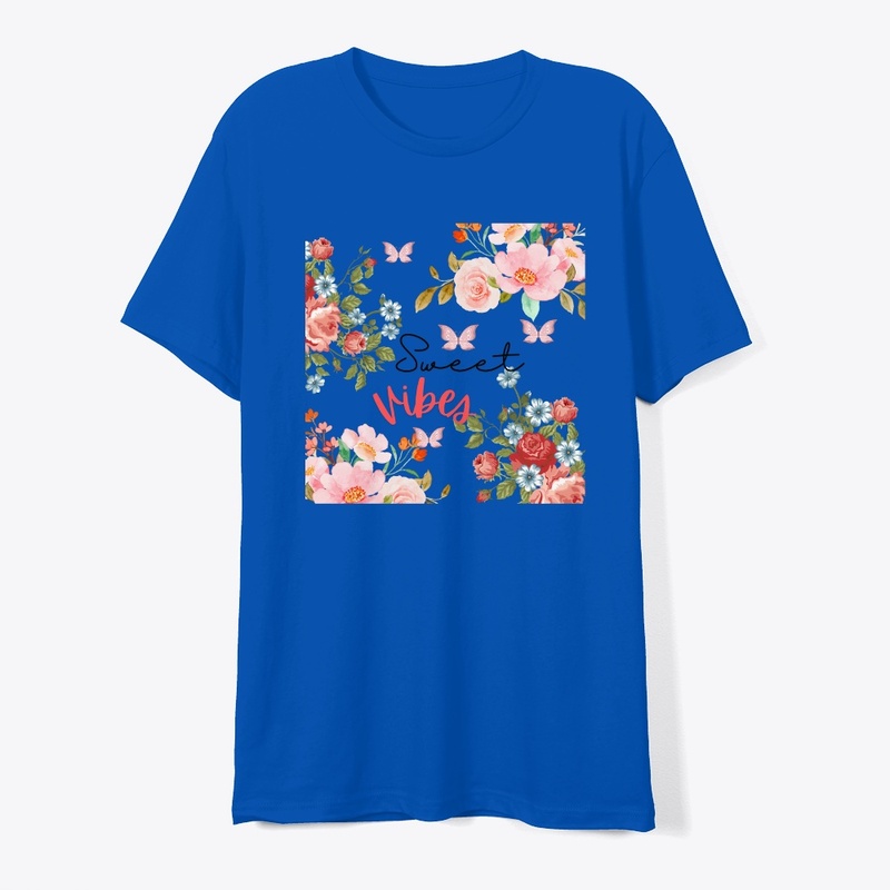 Sweet vibes floral T-shirt