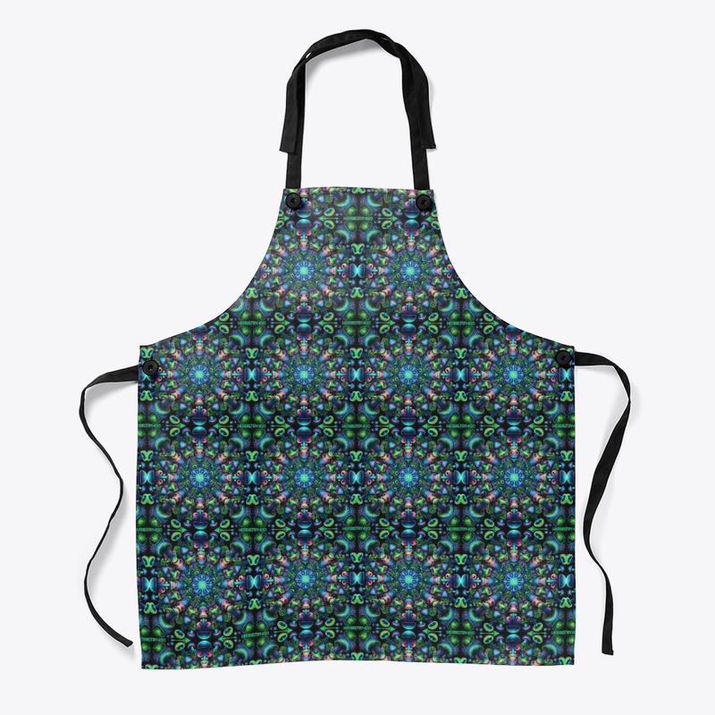 Cyber Psychedelic Mushroom Print
