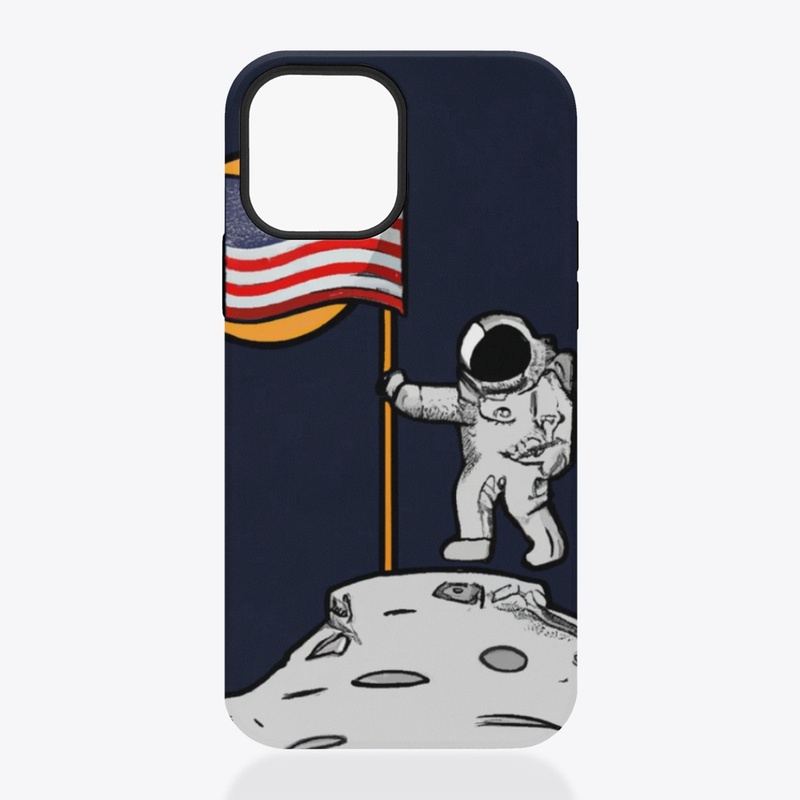 Astronaut with US Flag