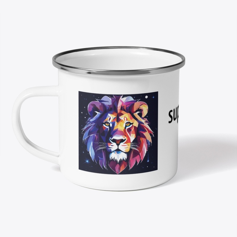 New lion design in mug