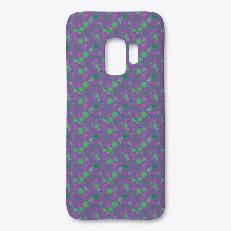 summer colorful motif  purple