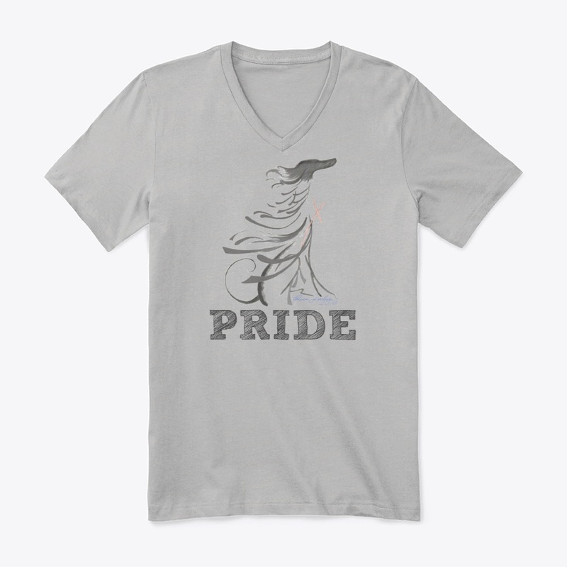 Afghan hound sketch (pride / courage)