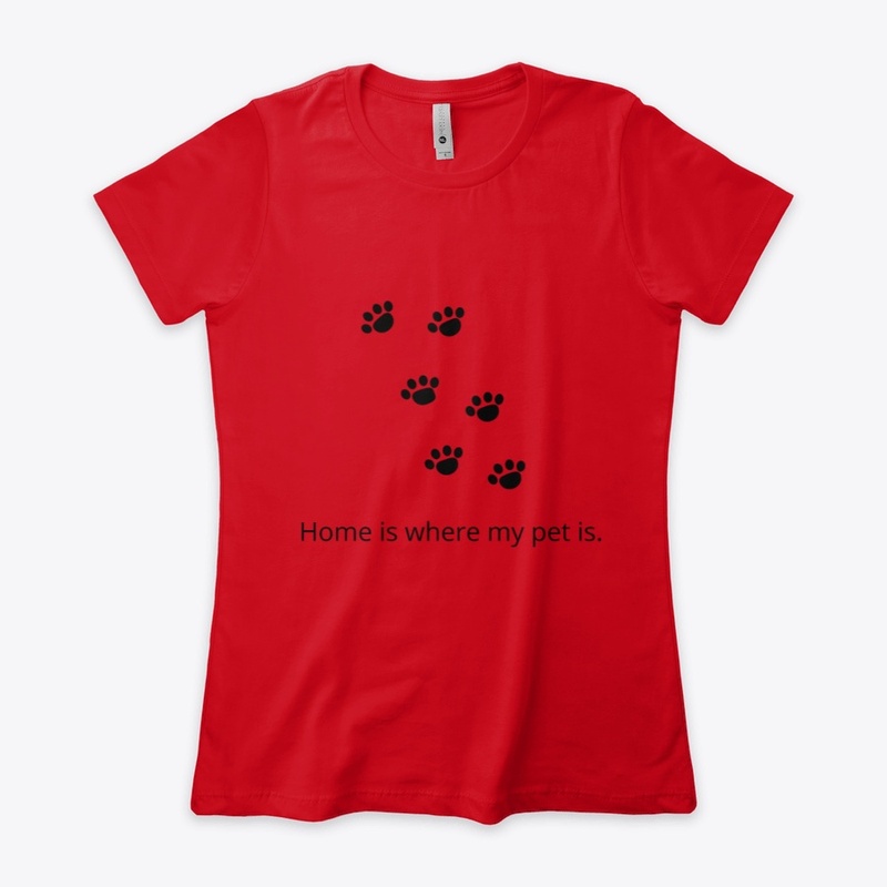 Home is Where My Pet is Boyfriend Tee