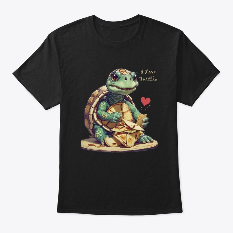 Turtle Love Tortilla Design