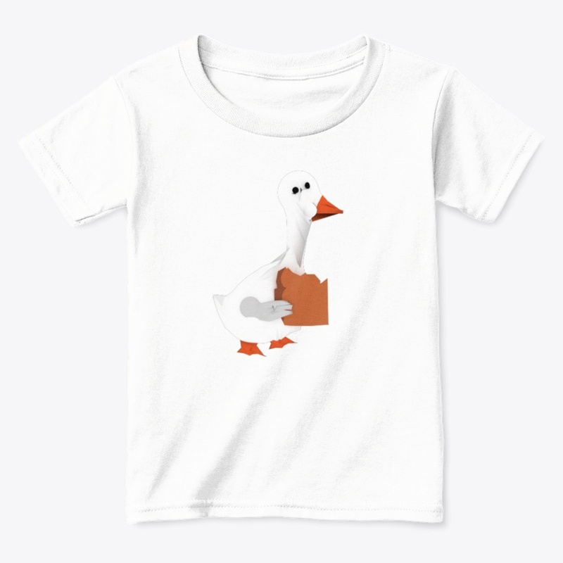 Goose Eating Bread (Custom Design)