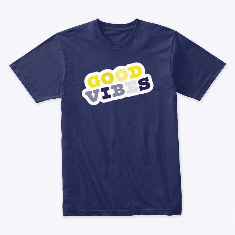 Good Vibes Dark Blue Tee