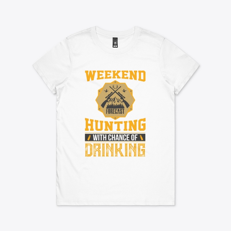 Weekend Hunting T Shirt Design
