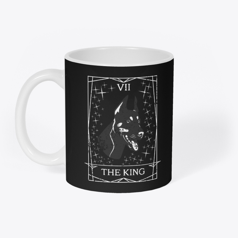Tarot The King Doberman