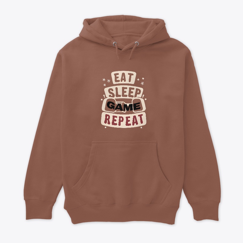 Eat Sleep Game Repeat T-shirt